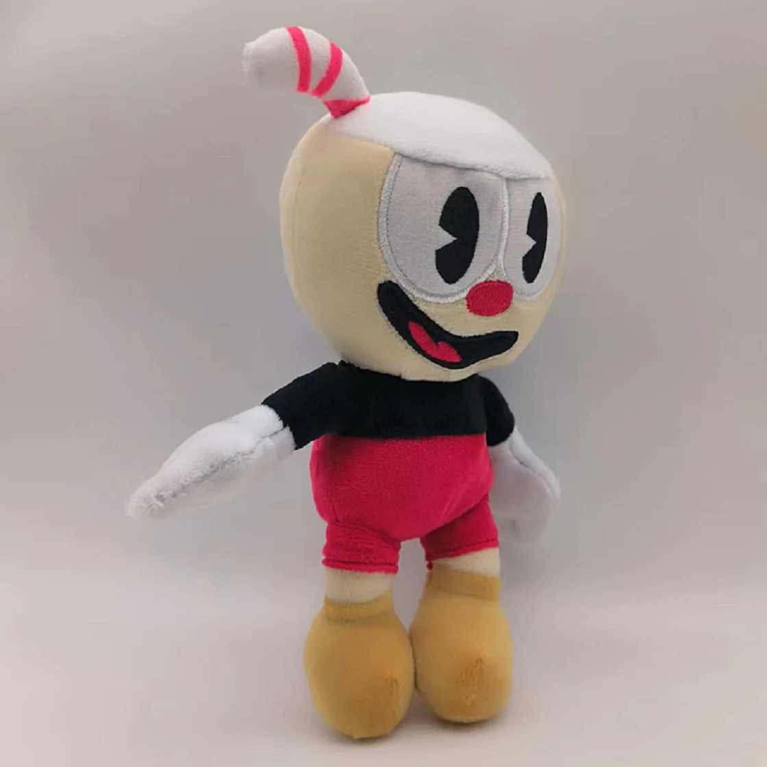 Muñecos de peluche de Cuphead para niños, juego de Mugman, aventura, suave, regalo de cumpleaños, 2 piezas