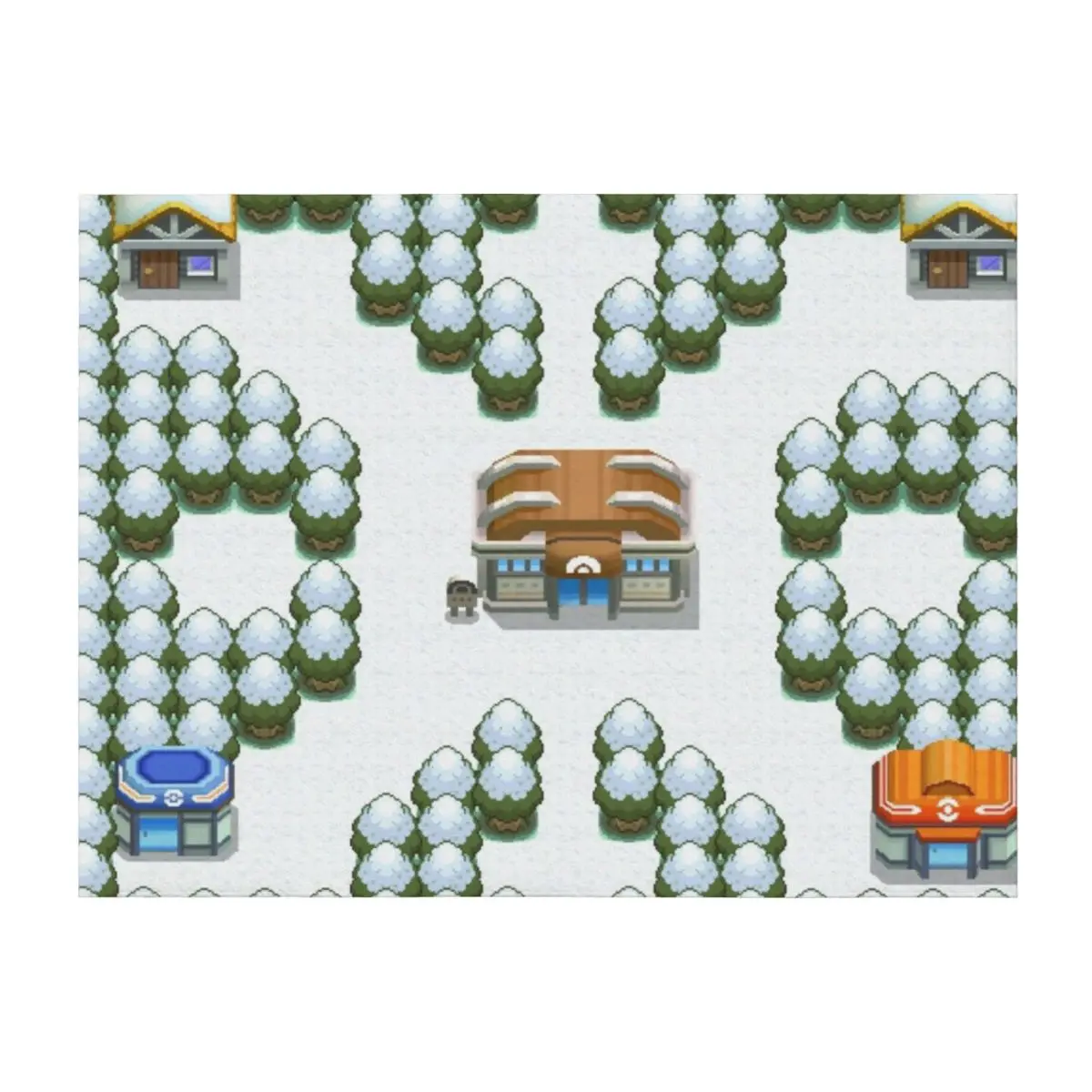 

Snowpoint City Map Throw Blanket Nap Luxury Designer Luxury St Furrys Blankets