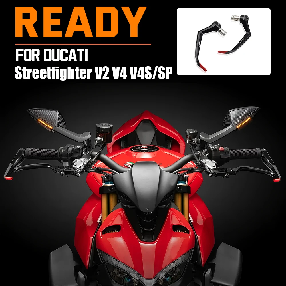 

For DUCATI Streetfighter V2 V4 S SP Brake Clutch Lever Protector V2 V4 V4S V4SP Motorcycle Bow Guard Brake Clutch Handguard