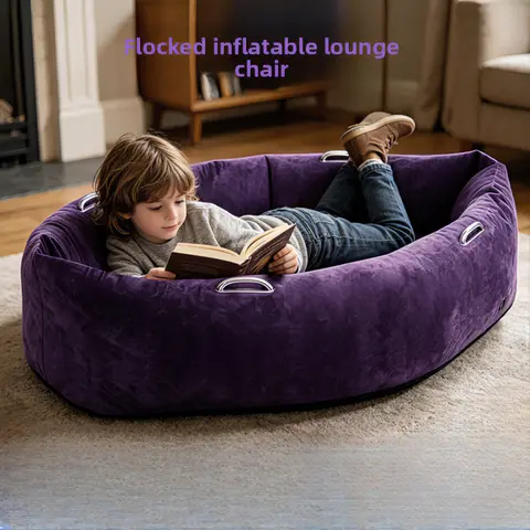 Indoor Portable Peapod Children Travel Bed Inflatable Lounger Chair Peapod Plus Sensory Hug Boat For Kids