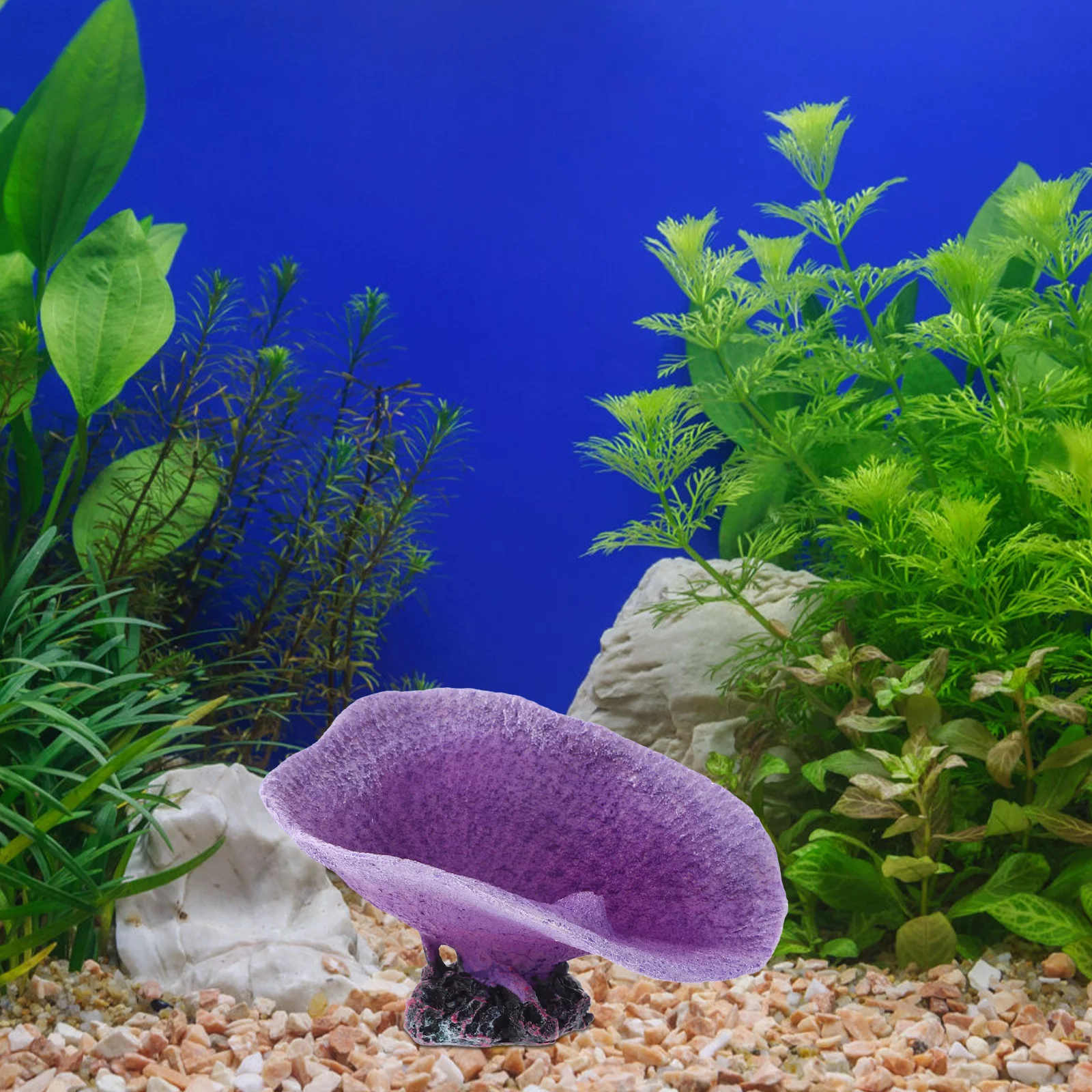 

Realistic Resin Coral Decoration for Fish Tank Natural Design Fake Coral Ornament for Freshwater Aquarium Non