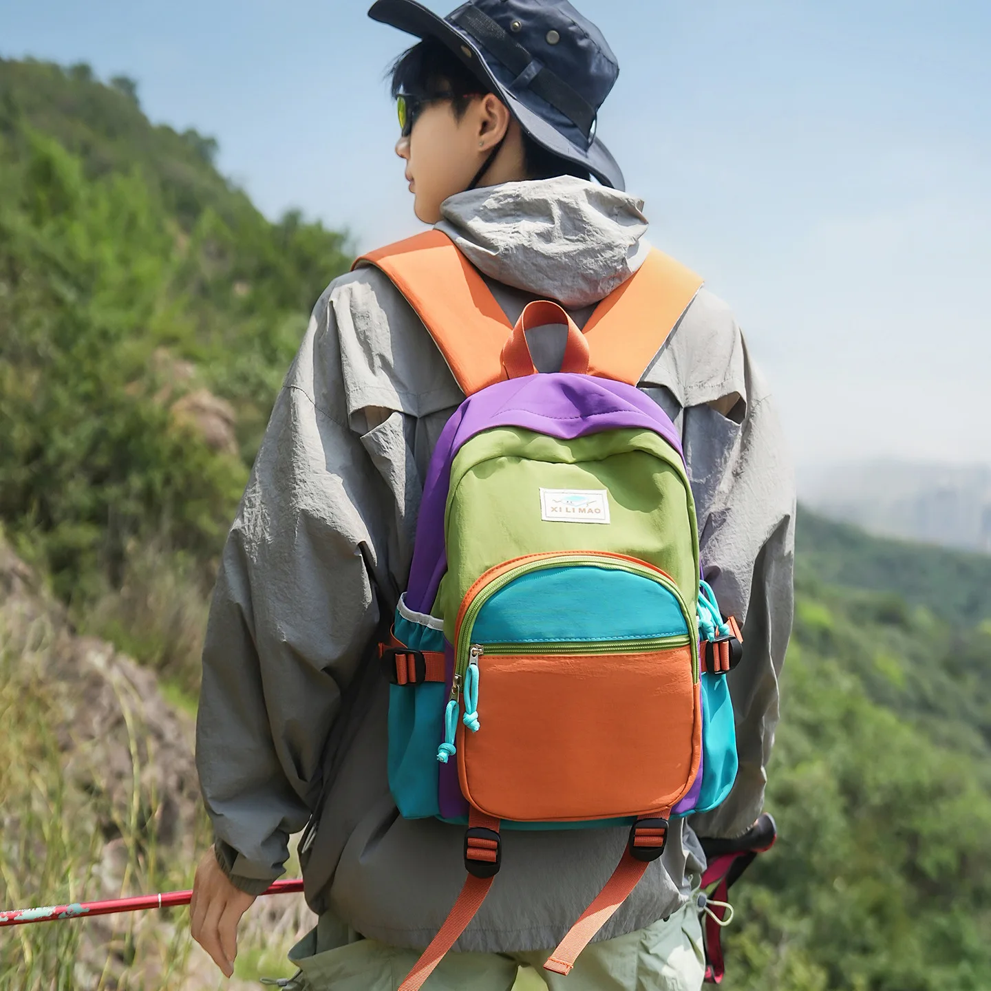 Lightweight Hiking Backpack Multifunctional Outdoor Sports Rucksack Waterproof Travel Daypack for Cycling Trail Running Trekking