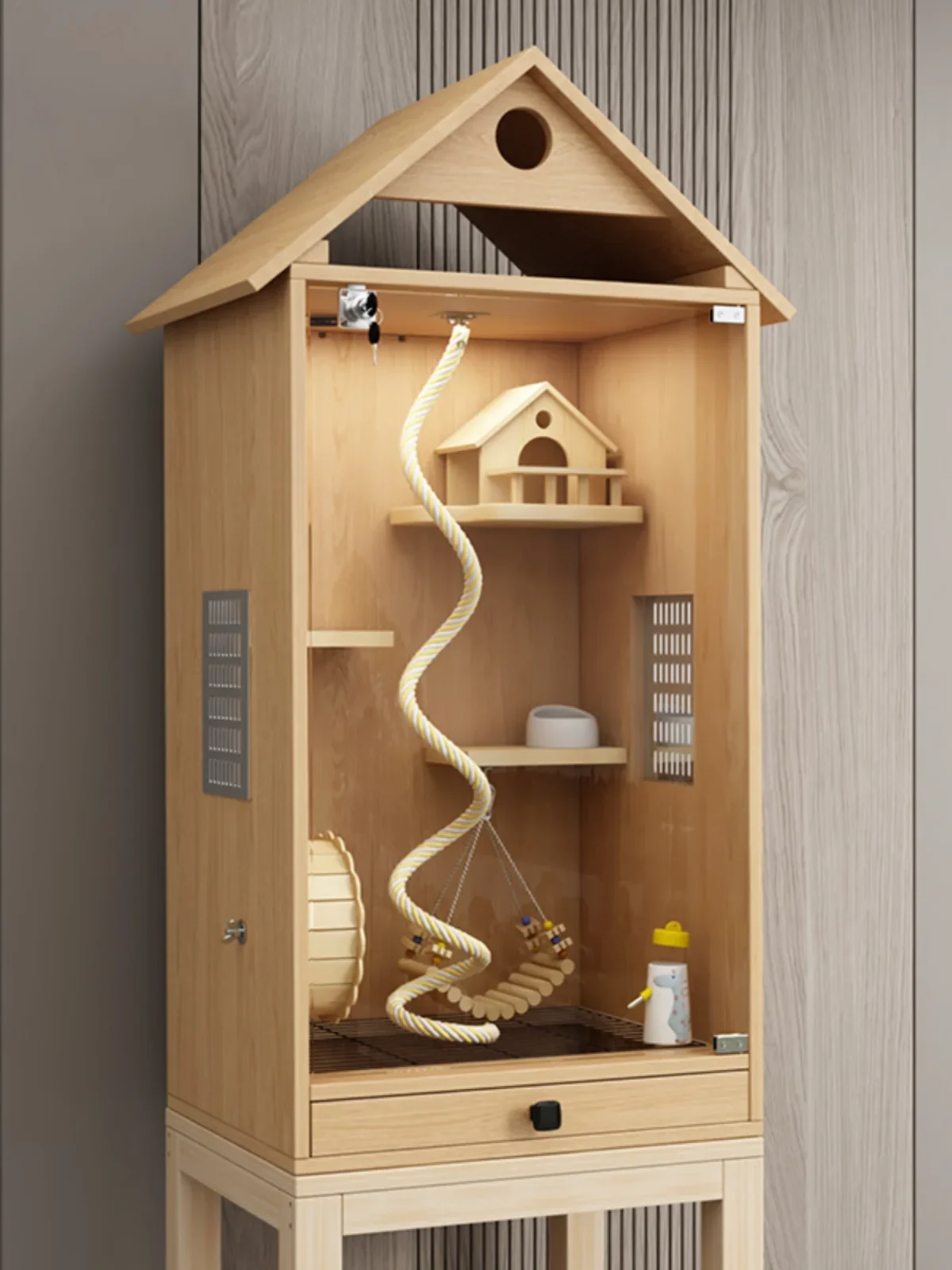 Cage incubator insulation squirrel special nest winter anti-prison escape luxury villa pet cage