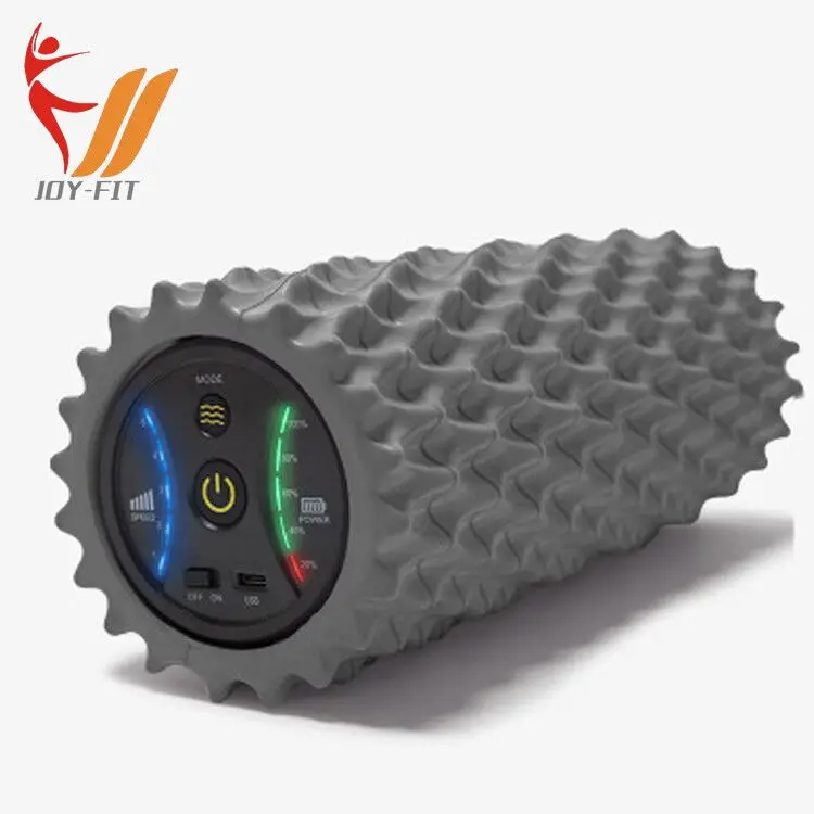 

Wholesale Custom Logo Adjustable Small Electric exercise Vibrating Muscle Massage Yoga Foam Roller