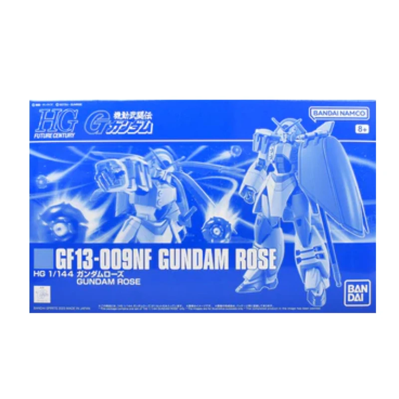 

Bandai Original 1/144 HG HGUC GF13-009NF Rose Gundam Mecha figure Action doll Trendy toys Assembly model collect Holiday Gifts