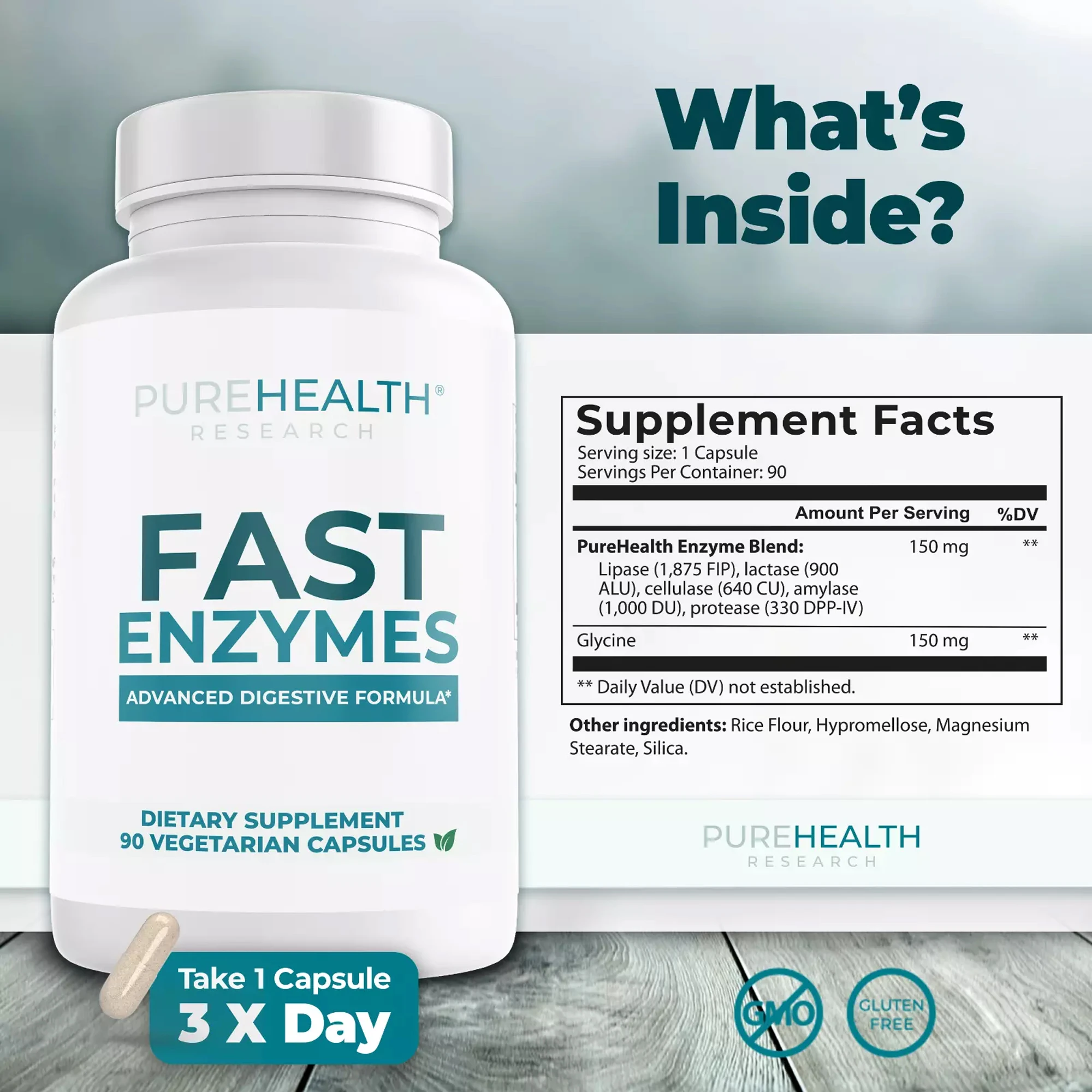 Enzymes - Balances Intestinal Flora, Regular Bowel Movements, Improve Dull Skin, Promotes Intestinal and Digestive Function