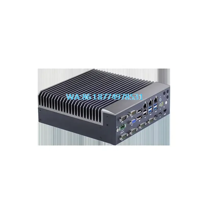 Wmwmnu for Core I7 Fanless Industrial Computer Box PC 16GB RAM 256GB SSD 3 LAN 6 COM 8 USB Win 10 Linux