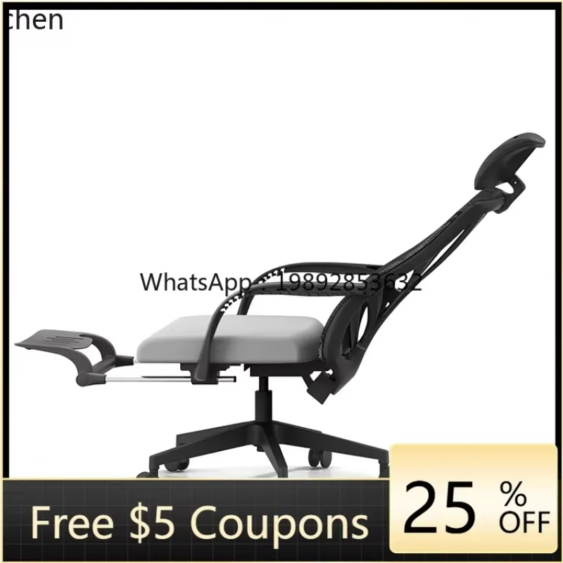 LYY office reclining nap chair engineering computer swivel chair comfortable and sedentary