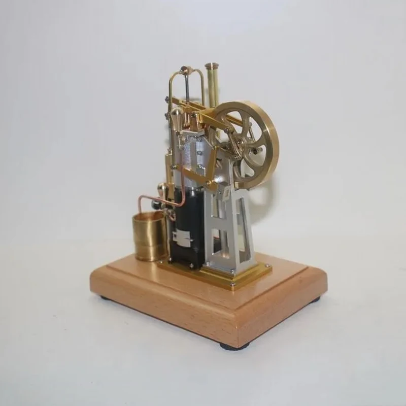 Mini Metal Heat Pump Vertical Stirling Engine Model High Performance External Combustion Engine Physics Science Research Toy