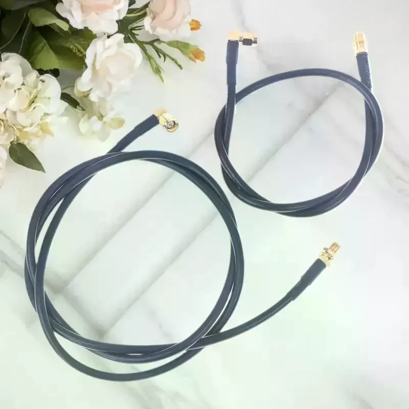 For UV-5R UV-82 UV-9R Walkie Talkie Radio Tactic Antenna SMA-Male To SMA-Female Coaxial Extend Connection Cable