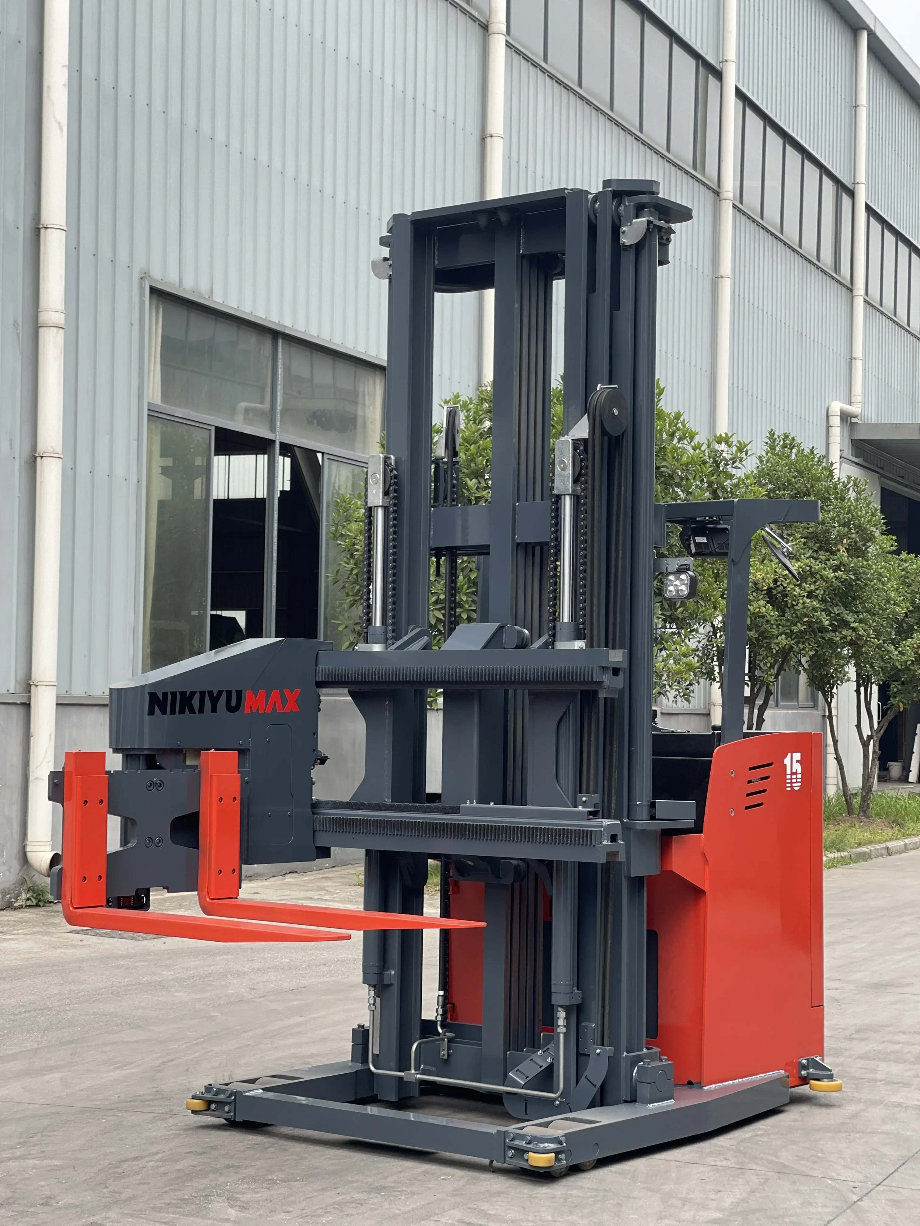 3 way electric reach truck double deep reach forklift truck cankey bt reach pallet truck