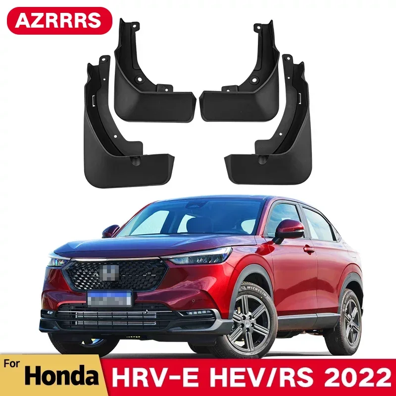 Mud Flaps For Honda HR-V HRV e:HEV EL RS 2022 2023 2024 2025 Splash Guards MudFlaps Front Rear Mudguards  Auto Accessories