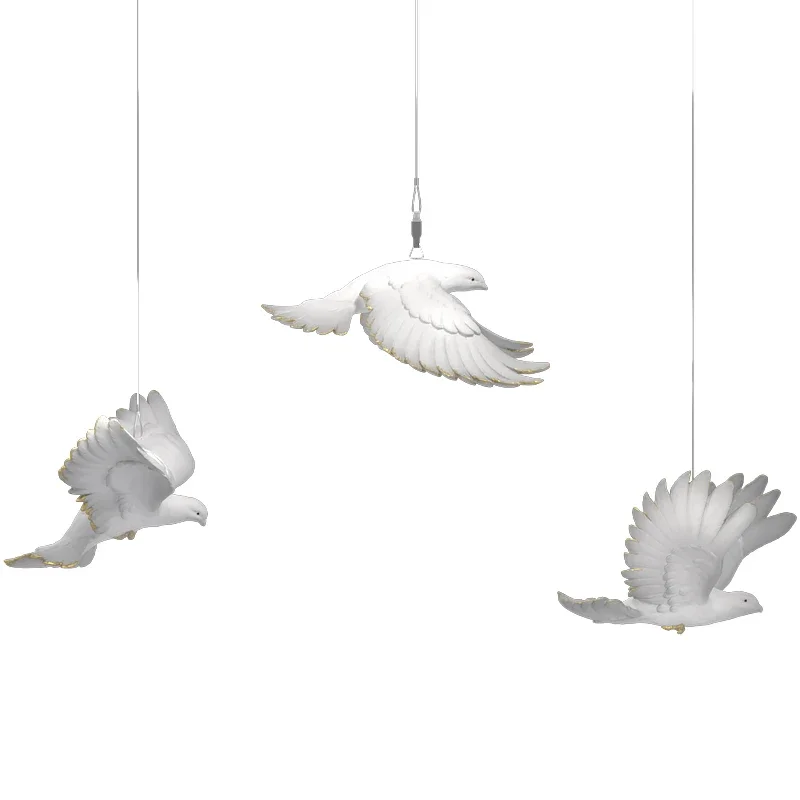 

Nordic Bird Room Layout Living Room Wall Decoration Pendant Creative Restaurant Bedroom Wall Hangings Background Wall Decoration