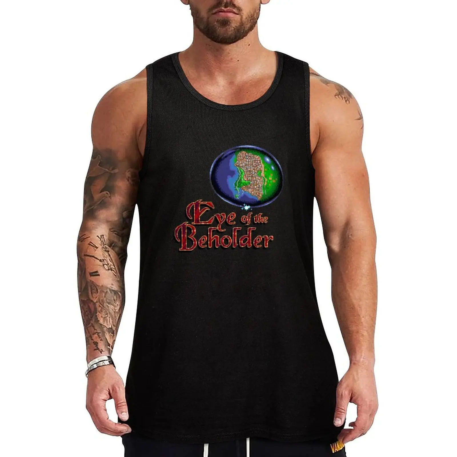 Eye of the Beholder (Globe) Tank Top Daily Loose Tank Top Casual Sleeveless Summer Wear
