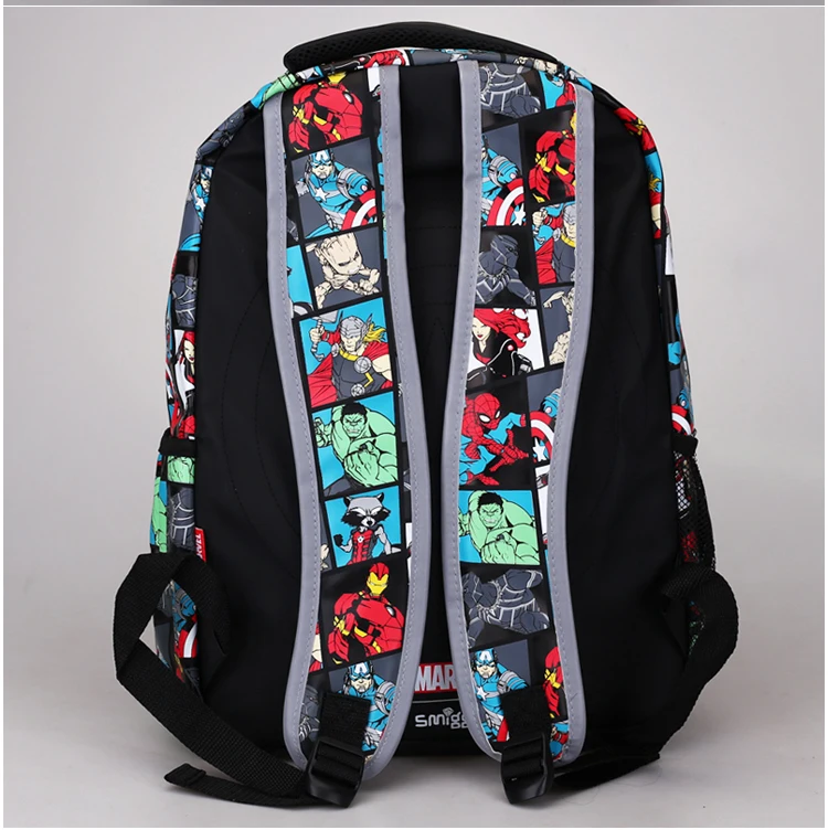 Genuine Australia Smiggle Elementary School Children Backpack Schoolbag Boy Marvel Large Capacity Cartoon Shaped Bag Pencil Case