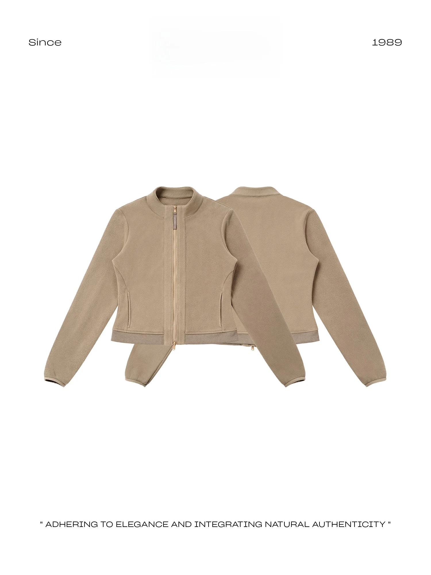 

Lin Rou Rou Women's Slim Fit Fce Jaet And Pants Set Stand Collar Dstring Sweatpants Two Piece Set Casual Wear