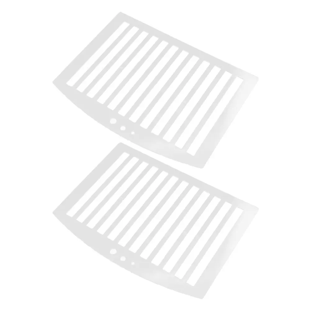 

2Pcs Crystal Transparent Exam Ruler Plastic Political Exam Student Drawing School Supplies Line Stencil Template