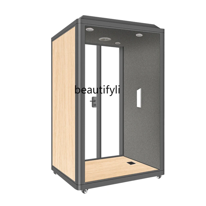 Mobile Soundproof Room Recording Studio Telephone Booth Mute Warehouse Karaoke Room Removable Soundproof Cabin