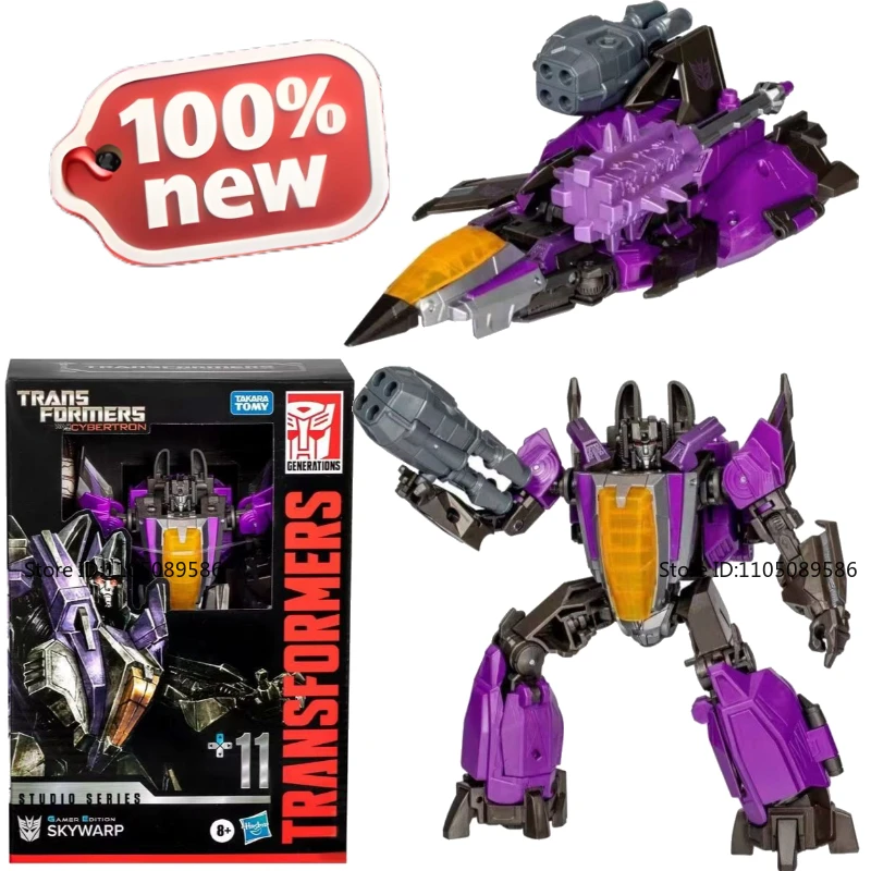 

Совершенно новая оригинальная коробка, трансформер G1 V-level Skywarp, подвижная кукла, классическая игрушка, украшения для студии, фигурки, украшения, робот, подарок