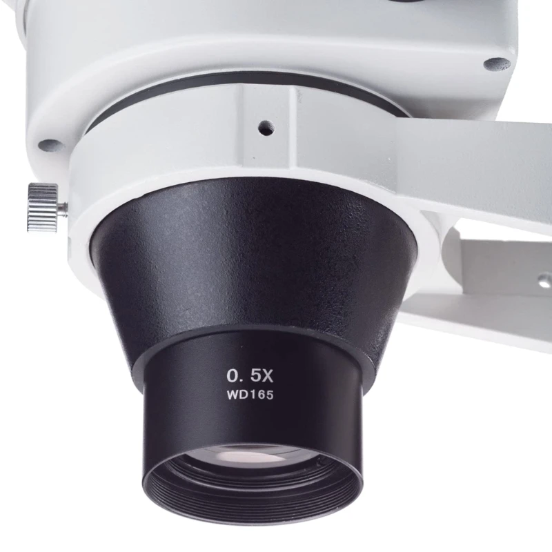 Lente Barlow per microscopio Stereo WD165 0,5x con filettatura di montaggio da 1-7/8 "(48mm)