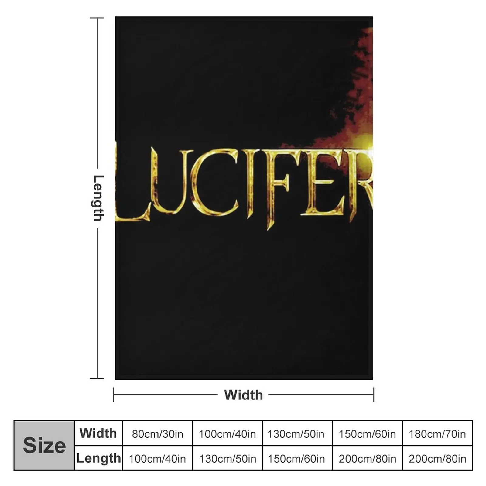 LUCIFER! Throw Blanket blankets and throws Hairy Blankets Summer Blanket