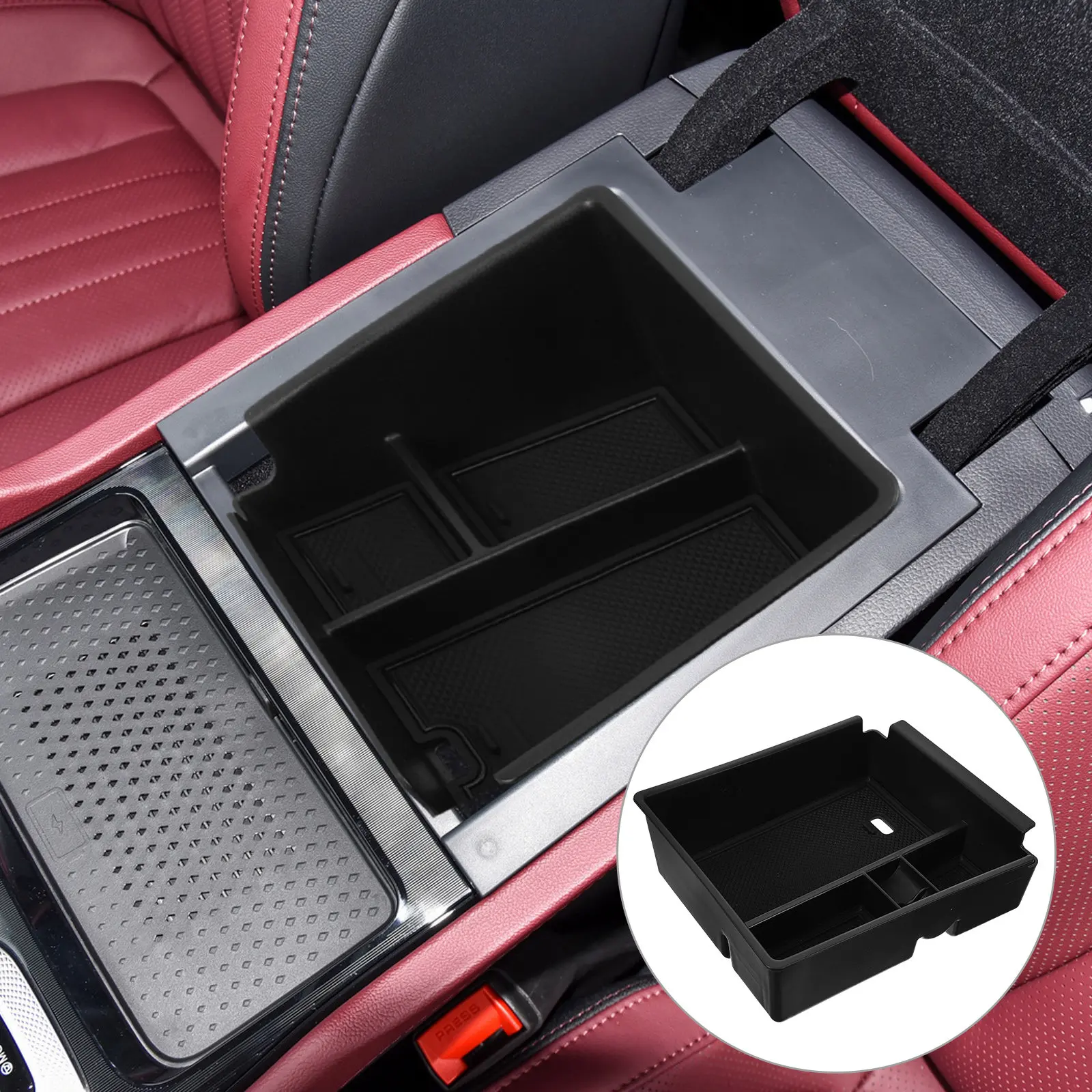 

Car Dashboard Organizer Box Seamless Integration Durable Wear Resistant Design Car Accessories Dashboard Storage Tray
