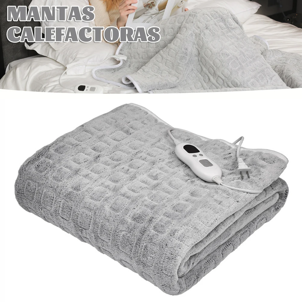 

Electric Blanket 110V Heating Cover Blanket Nap Quilt Facecloth Heating Blanket Warm Body Heating Blanket for Home Bedroom