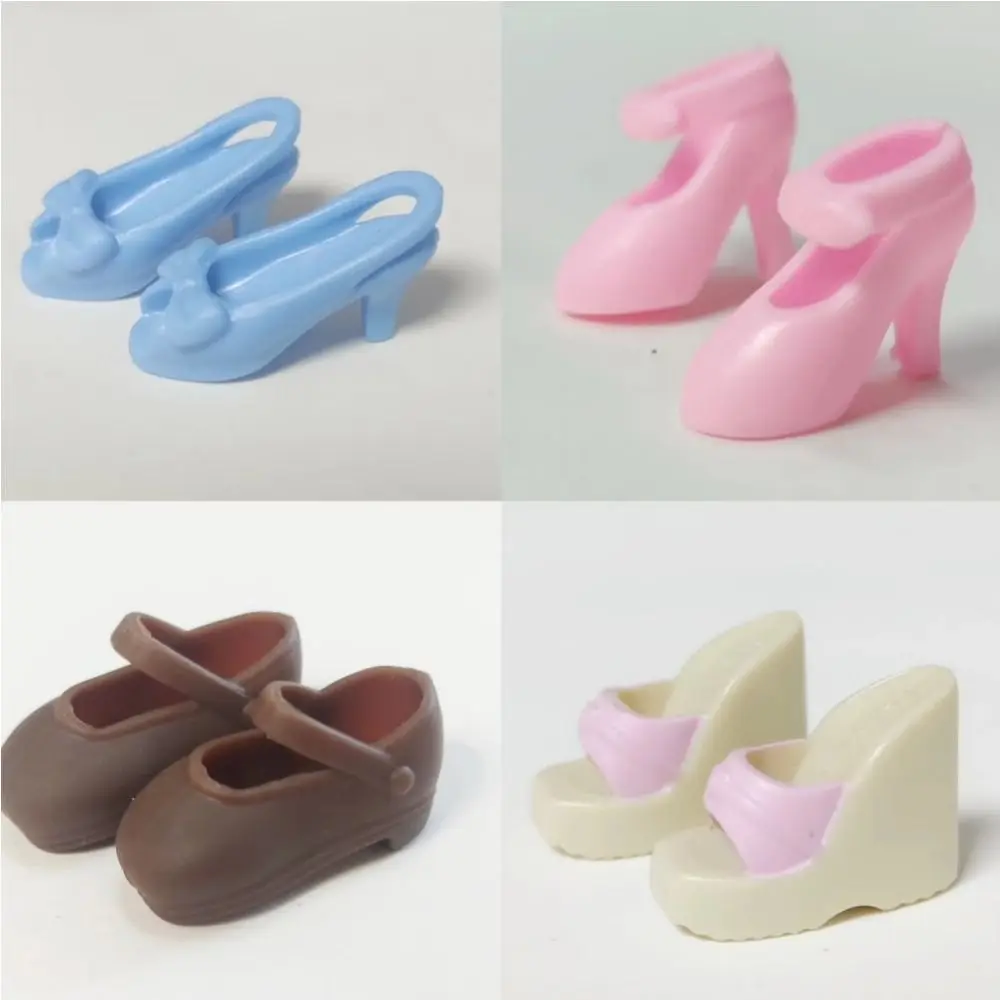 Colorful 1/6 Doll Plastic Shoes Original 10 Styles Super Model Boots 30cm Figure Doll Sandals High Quality Doll Accessories