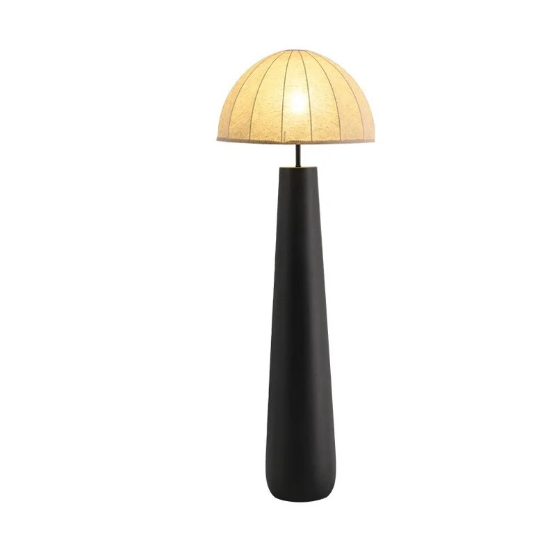 Medieval style living room floor lamp Chinese style hotel bedroom study atmosphere lamp homestay lamp Zen tea room vertical