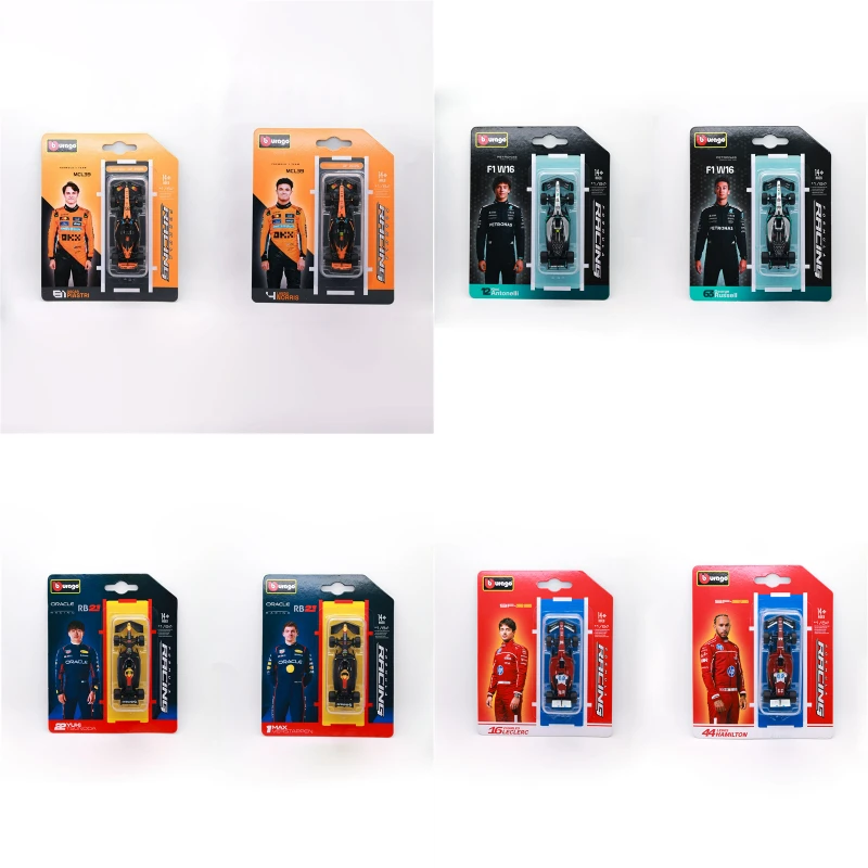 Bburago 1:64 2025 SF-25 RB21 MCL39 W16E Australian / Bahrain GP RB21 2025 Japan GP no.1 Diecast Model Car