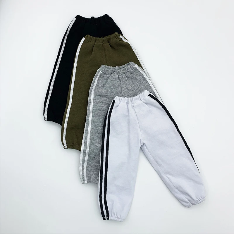 

1/6 Scale Male Casual Loose Straight Sports Pants Model for 12''Figures Bodies DIY Accessories