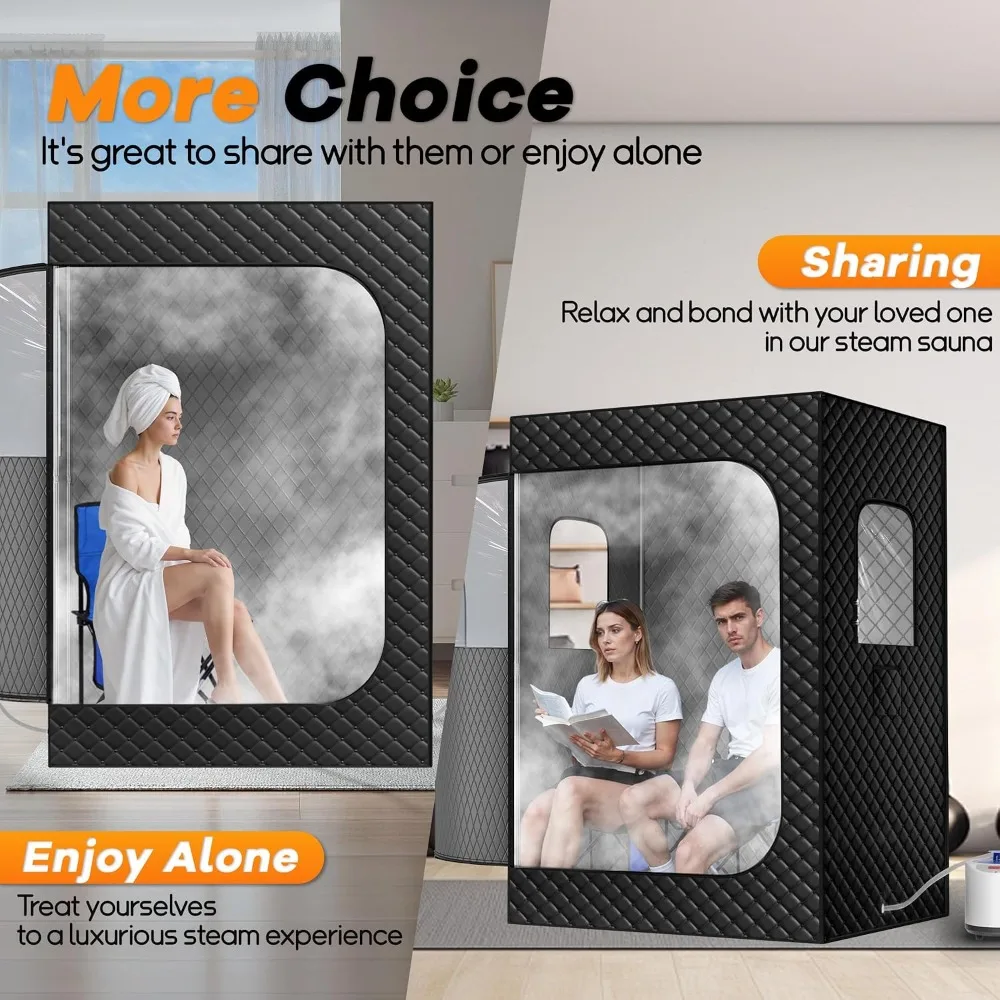 2 Person Portable Steam Sauna Tent, Extra Large 71