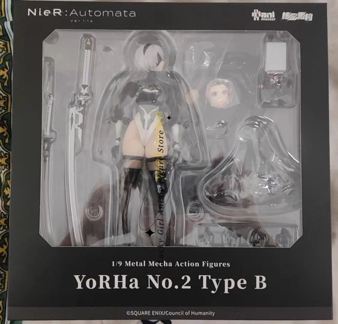 In Stock Original AniMester NieR YoRHa No.2 Type B 2B 1/9 Figure Game Gift Toys Doll Assembly Movable Model