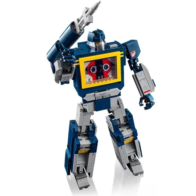 1505 peças blocos de construção criativos modelo robô azul, como presentes de aniversário para crianças, ação de graças e presentes de natal