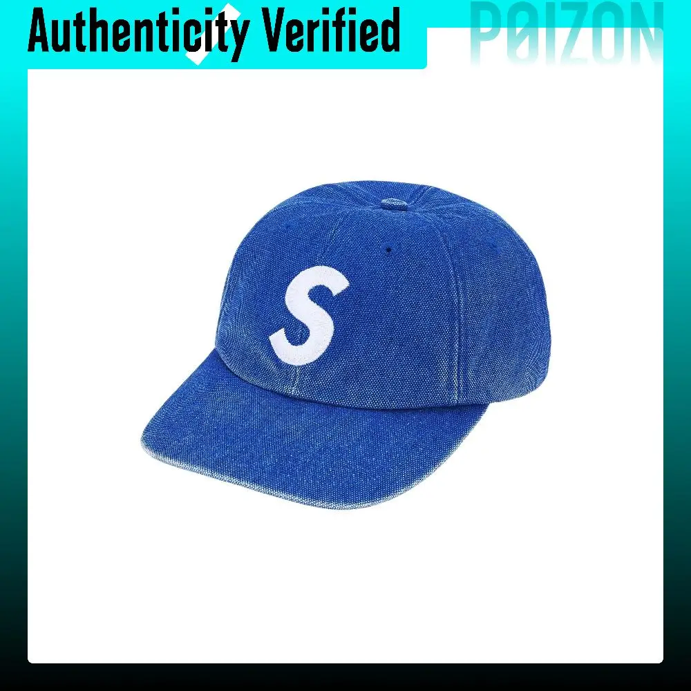 Supreme 100% Cotton Canvas Baseball Caps Unisex Royal Blue/Light Pink/Black/Olive/Snow Camouflage/Red SUP-FW25-1063