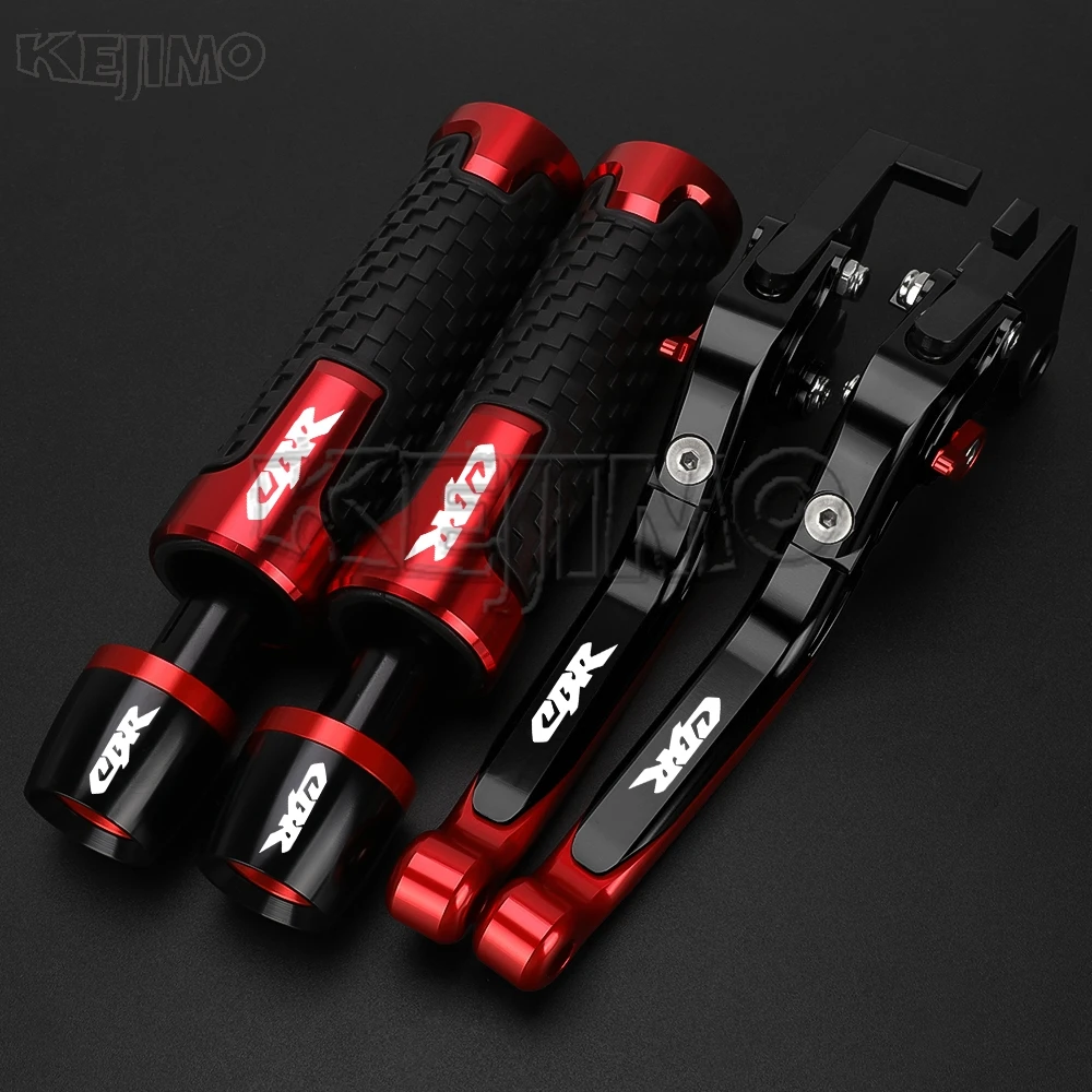 

Adjustable Folding Clutch Brake Lever Handlebar grips ends For HONDA CBR 250 400 600 CBR 900 900RR CBR 600 F2 F3 F4 F4i SPORT/F