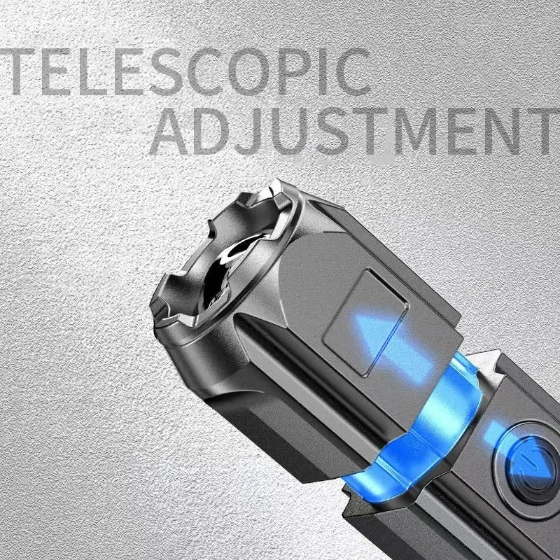 مصباح ليد جيب USB قابلة للشحن مقاوم للماء أضواء التكتيكية لبيجو 308 3008 208 508 2008 اكسسوارات #4