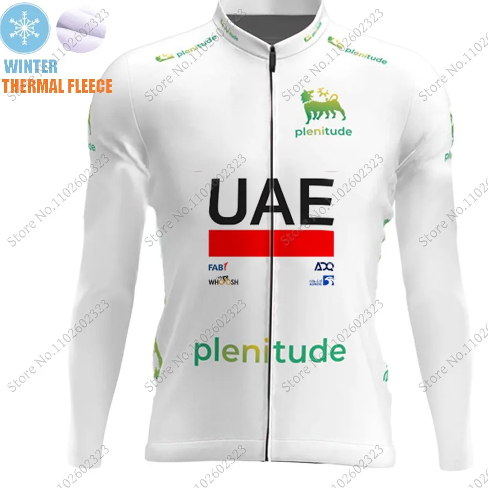 Spain Tour UAE Team 2024 Cycling Jersey Long Sleeve Red Green Clothing Race Road Bike Shirts Bicycle Tops MTB Uniform Maillot