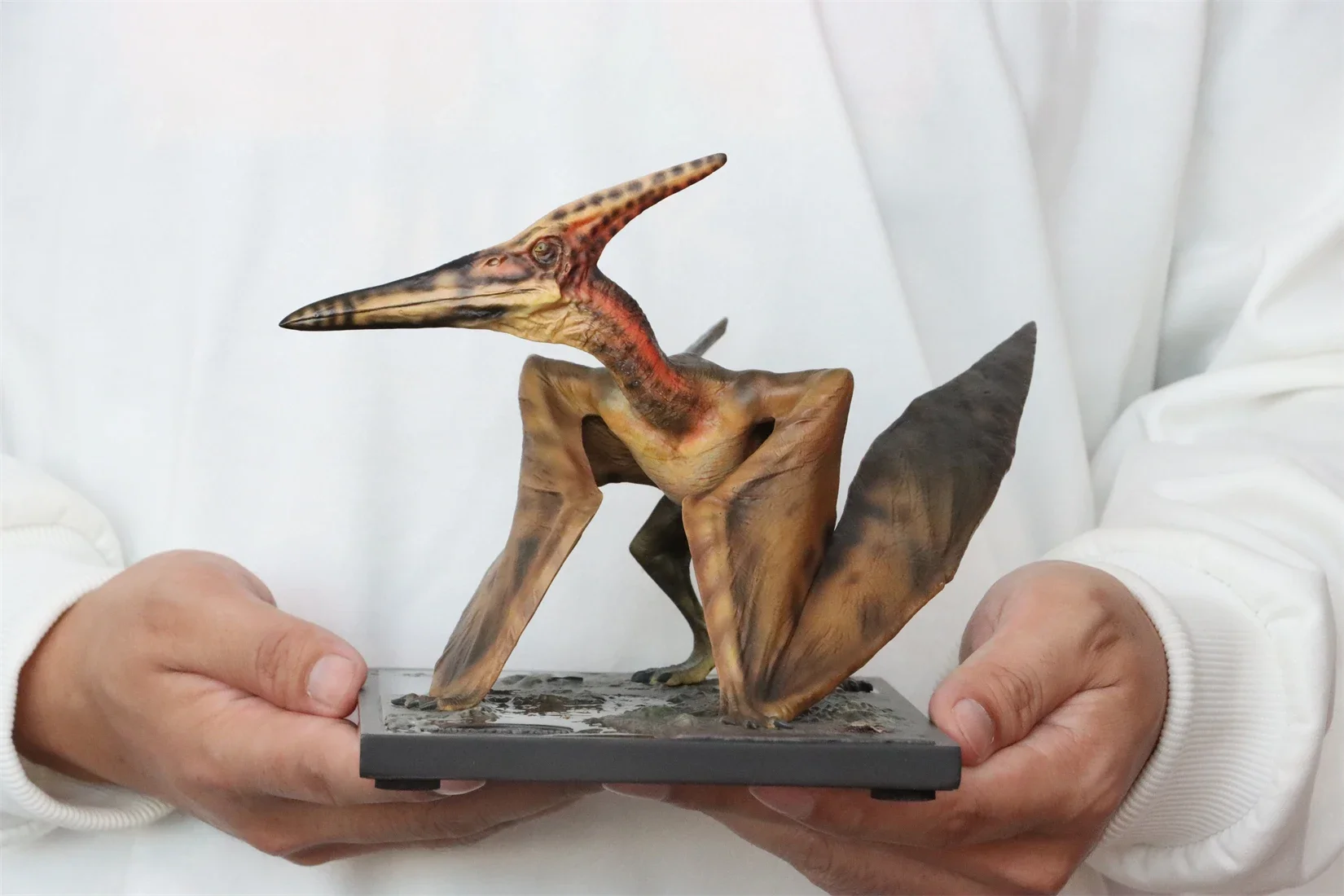 DINO DREAM 1/15 Pteranodon Scene Statue Dinosaur Animal Model Collector Desk Decoration Realistic Toy Adult Birthday Gift