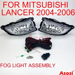 Front Bumper Fog Driving Lights Lamps For Mitsubishi Lancer 2004 2005 2006 Right & Left Side