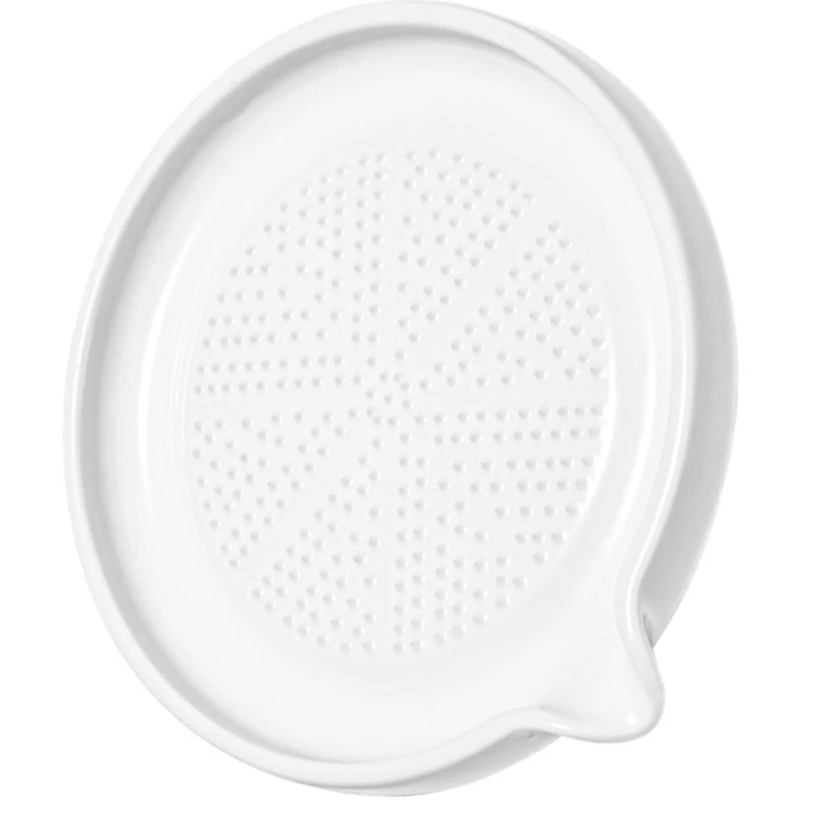 

Ceramic Garlic Grinder Plate Simple Design Food Crushing Tool for Home Seasoning Baby Food Baking Kitchen Supplies