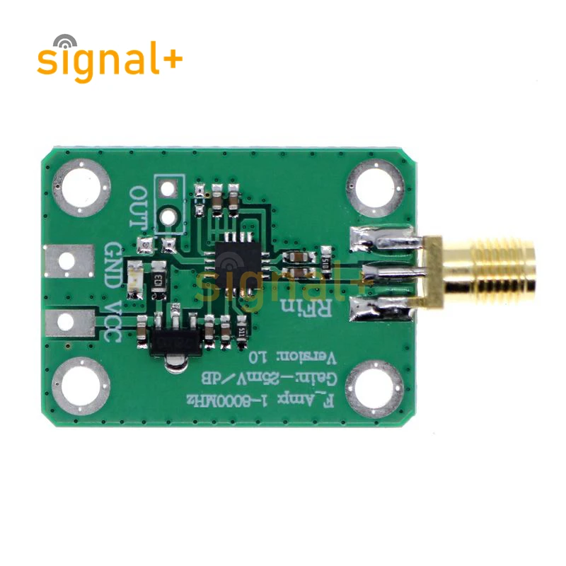 1-8000MHz AD8318 RF Logarithmic Detector 70dB RSSI Measurement Power Meter.