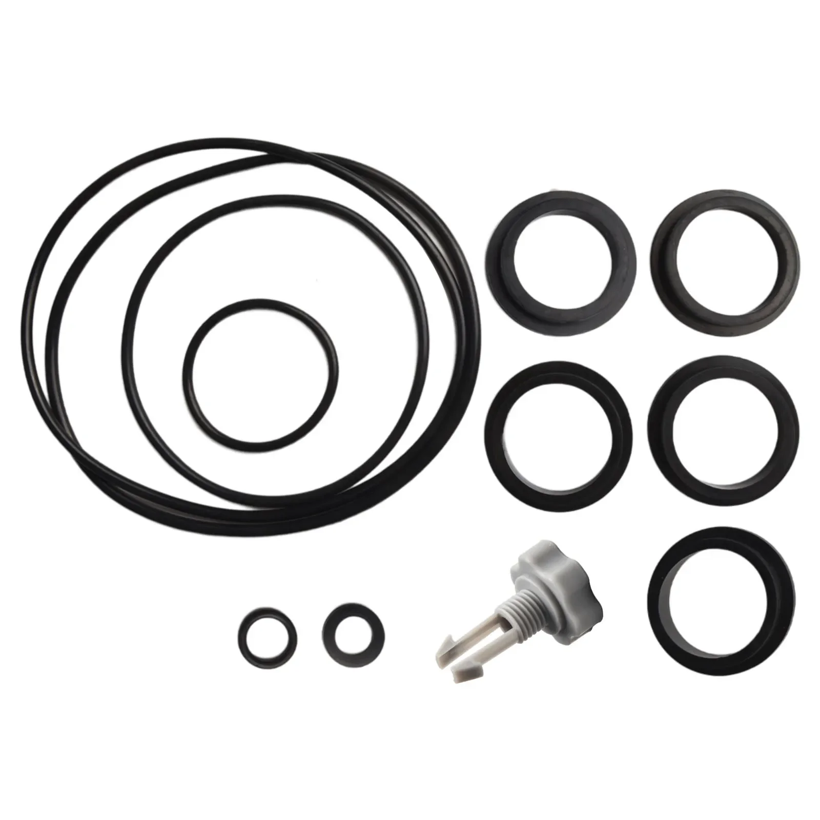 Repair Set with Air Vent Valve and Multiple Rubber O Rings for Intex Sand Filter Pump 10460 11228 11412 11379 11385 11457 11824