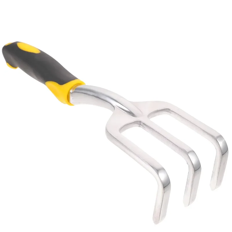 Garden Tools Cultivator Weeding Tool with Ergonomic Handle for Lawn Garden Farm Transplanting for Gardening Bonsai Tools