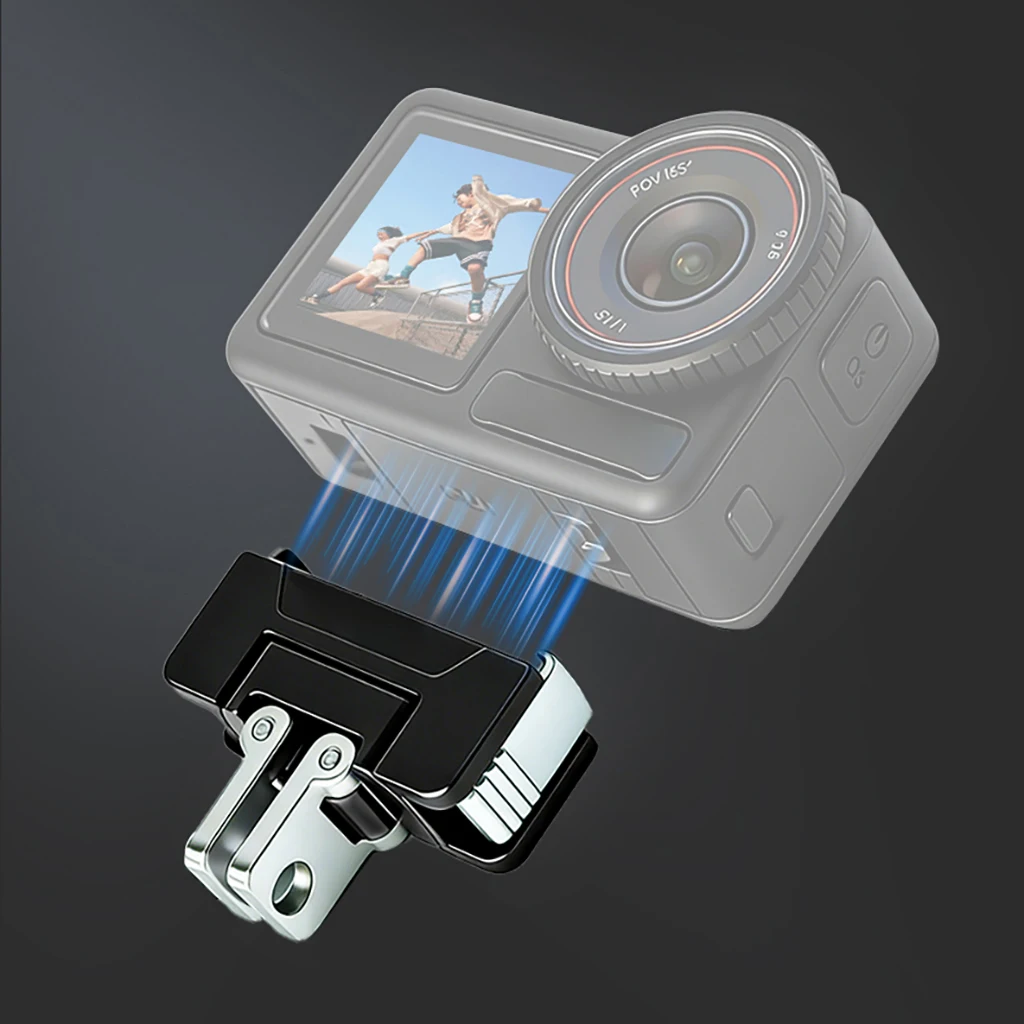 BGNing Magnetischer Adapter-Halter für DJI Osmo Action 5Pro 4 3 6 Faltbare Schnellwechsel-Halterung Kamera-Stativ-Adapter-Halterung – Detail 13