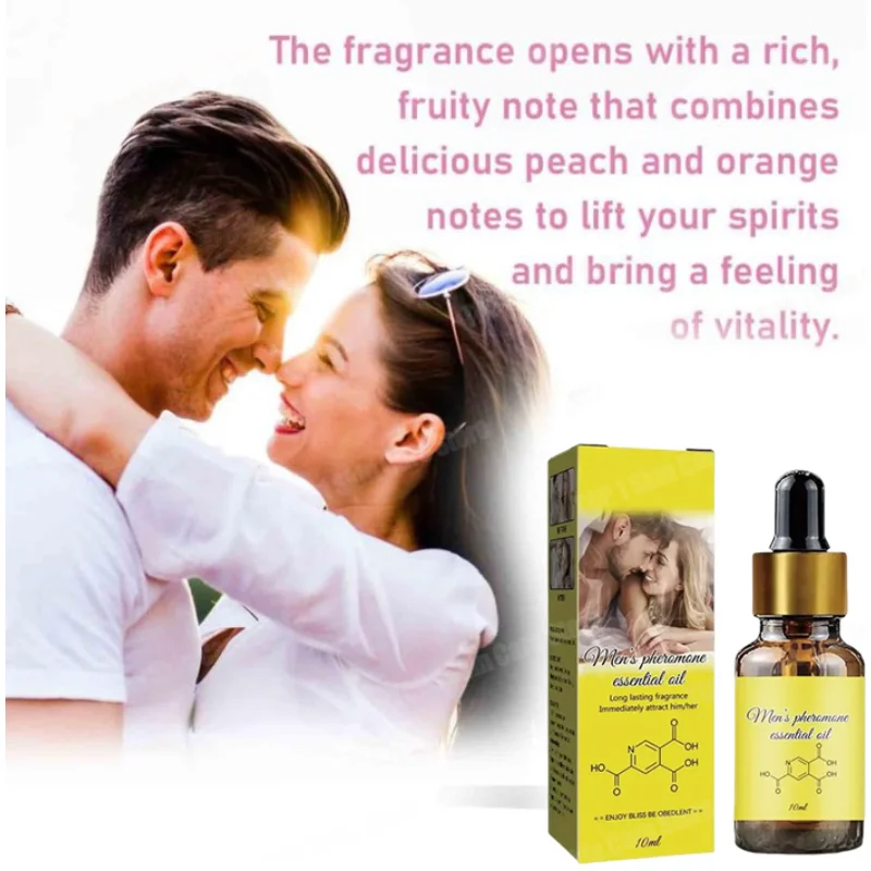 

Pheromone Perfume Oil For Men Women Long-lasting Natural Refreshing Body Perfume Fragrance Pheromone Essential Oil 10ml