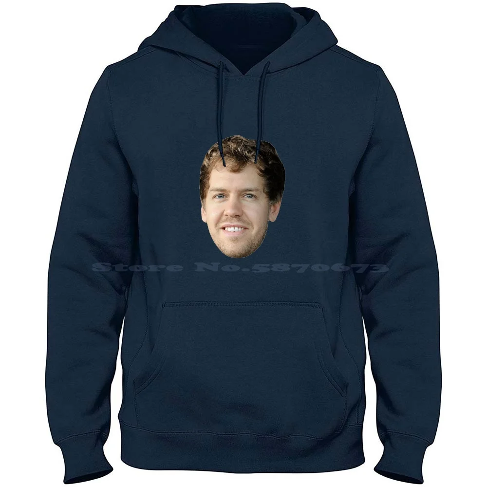 Vettel Smile 100% Cotton Hoodie Sebastian Vettel Racing