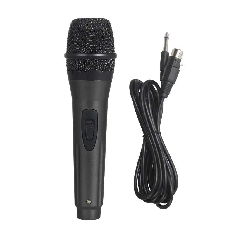 6.5mm Handheld Microphone Suited for Speakers, Karaoke Singing Machines Cardioid Mic Dynamic Vocal Mic for Outdoor Activity