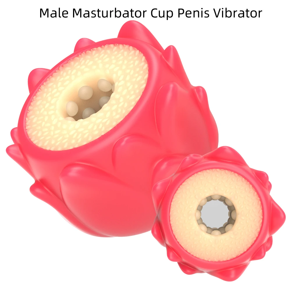 Pitaya Masturbators for Men Open Ended Penis Massage Penile exerciser Male Masturbator Cup Sex Toys for Men Adult Goods for Men