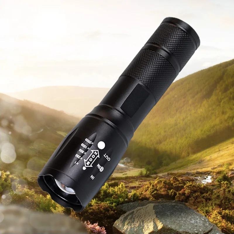 LED Emergency Handheld Flashlight Adjustable Focus, Water Resistant Tactical Torch for Hurricane/Camping /Dog /Walking